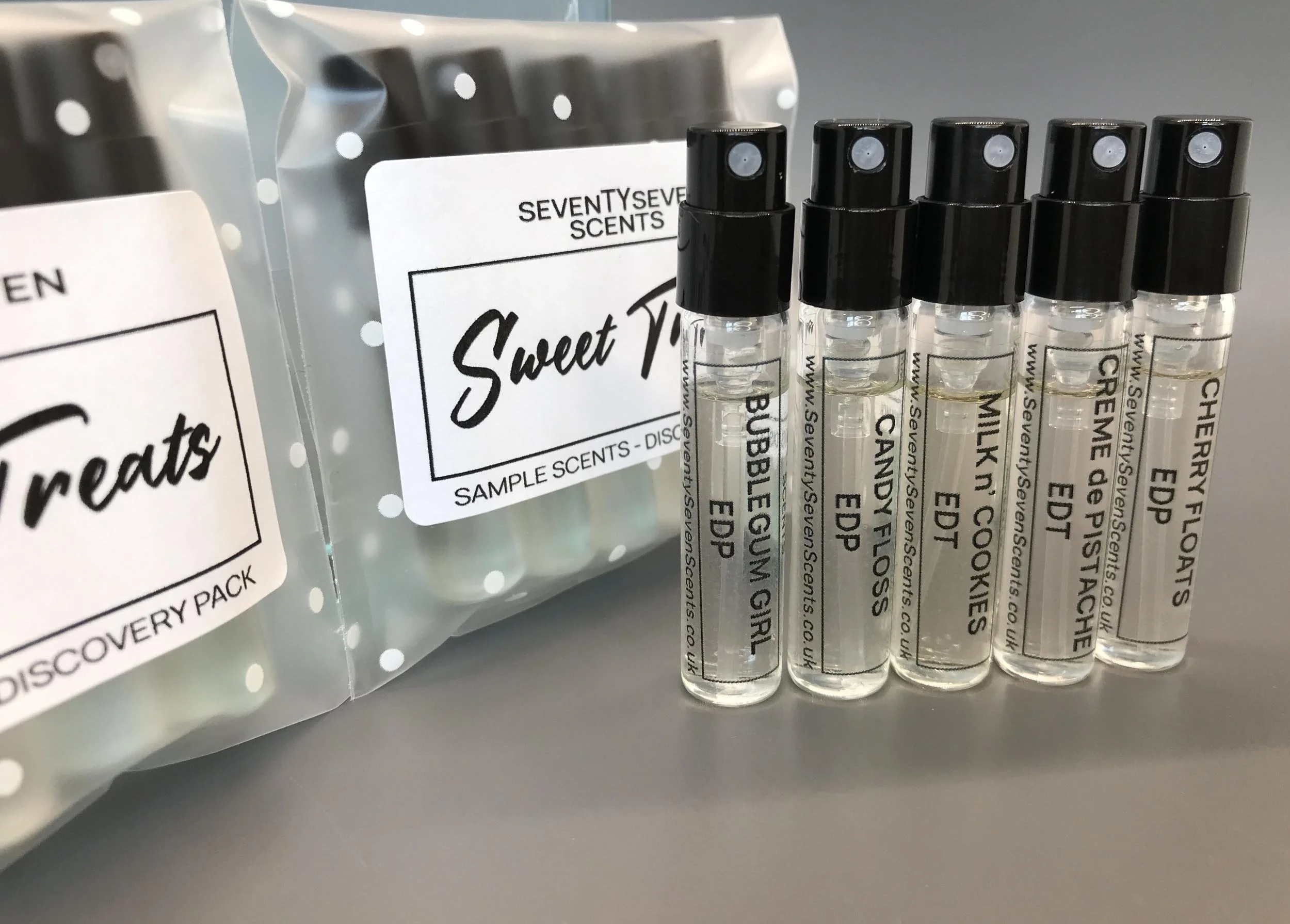 Sweet Perfume Sample Set 2ml x 5 | Discovery Set Gourmand Perfumes